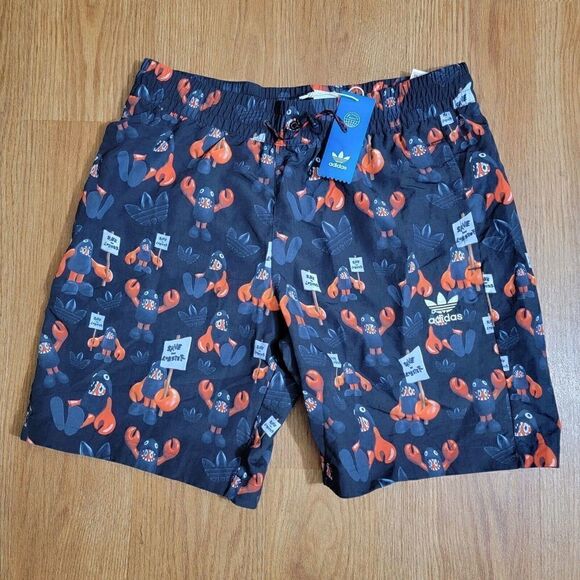 adidas Other - Adidas Originals Philip Colbert X Superstar Save The Lobster Shorts M New HA4697